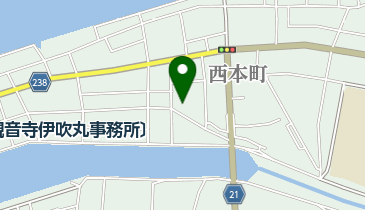 日月水産の地図画像