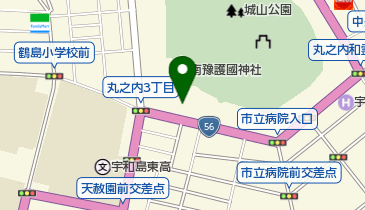 hana整骨院の地図画像