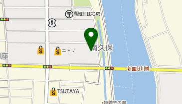 ジョイフル恵利高知店の地図画像