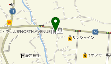 梅原鍼灸整骨院の地図画像
