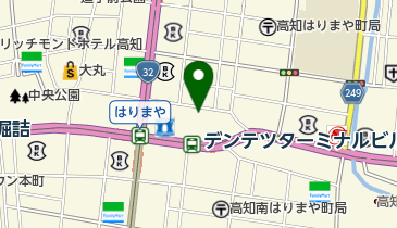 オーバーズ高知店の地図画像