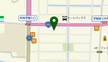 万代書店松江店の地図画像