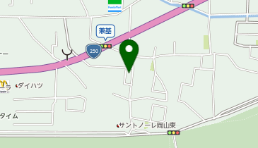 ひまわり動物病院の地図画像