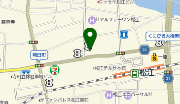 総合資格学院松江校の地図画像