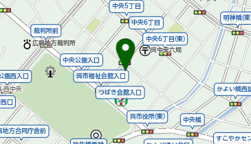 つばき会館 身体障害者福祉センター 事務室の地図画像