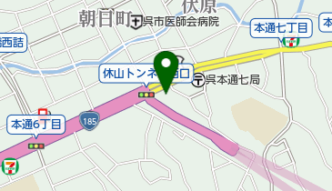 株式会社くれ本通薬局の地図画像