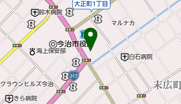 メガネのアオノ今治店の地図画像