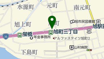 ガレージ・タニグチ 旭町店の地図画像