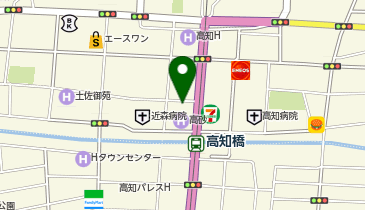 ほぐし工房土佐庵の地図画像