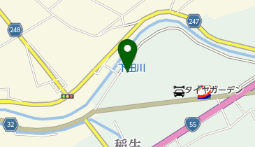 高知県 下田川水位観測局電話応答装置の地図画像