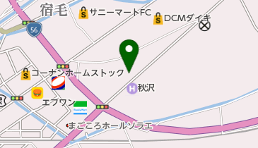 ビジネスホテル上村の地図画像
