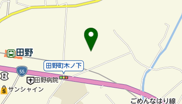高知県中央家畜保健衛生所田野支所の地図画像