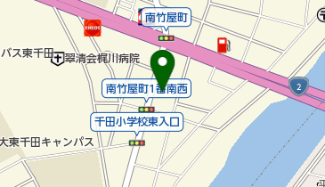 クローバー動物病院の地図画像