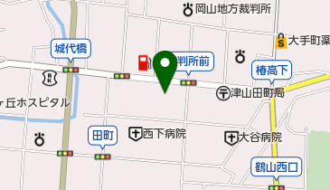 イーオン 津山子供校の地図画像