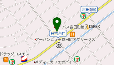パステルクリーニング 春日店の地図画像