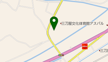 雲南市三刀屋文化体育館アスパルの地図画像