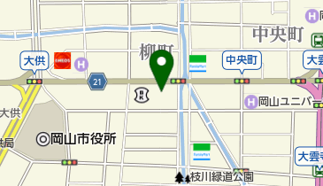 カードショップ若院の地図画像