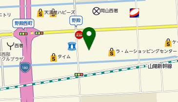 キングファミリー 岡山大安寺店の地図画像