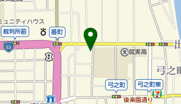 理容ヨコヤマの地図画像