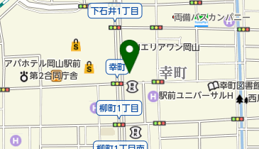 株式会社宗家源吉兆庵 岡山本店の地図画像