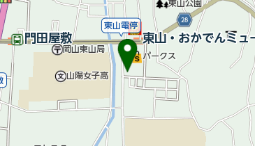 ポップマート花工房 東山の地図画像