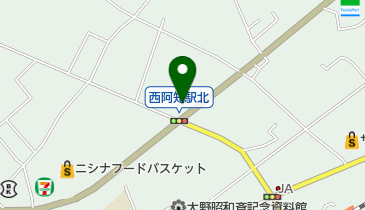 白十字 西阿知店の地図画像