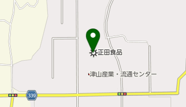 正田食品株式会社津山工場の地図画像