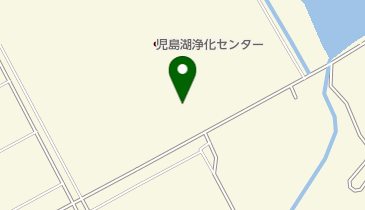 岡山県備前県民局建設部 児島湖流域浄水班の地図画像
