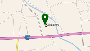 真庭市役所 蒜山振興局 地域振興課の地図画像