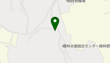 岡山県森林研究所の地図画像