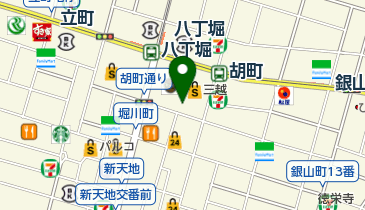 広島市胡町商店街振興組合の地図画像