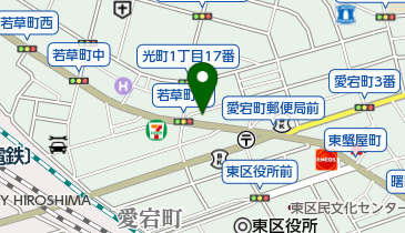 広島古銭会の地図画像