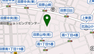 広島市 段原公民館の地図画像