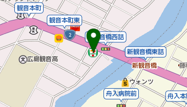 野の花動物病院の地図画像