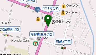 オカヤメンズショップ 本店の地図画像