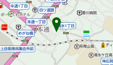 山重質店の地図画像