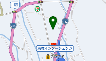 有限会社石のオカダ東城支店の地図画像