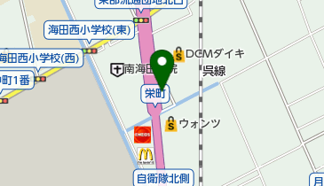 ドコモショップ海田店の地図画像