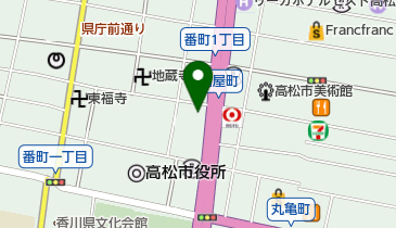 全国保証株式会社高松営業所の地図画像