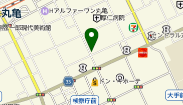 丸栄果物店の地図画像