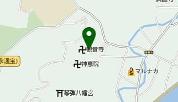 梧桐庵の地図画像