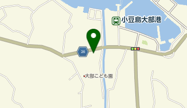 土庄町役場 教育委員会事務局 生涯学習課 大部公民館の地図画像