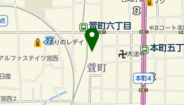 老人福祉施設まちなかの地図画像