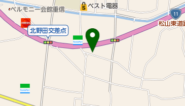 ホンダカーズ東温サービスセンターの地図画像