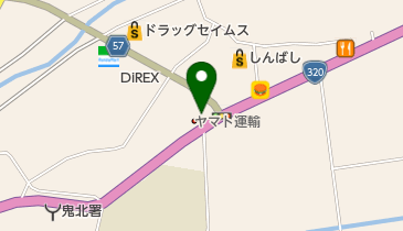 ボディーショップ・HIROの地図画像