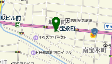 山正鍼灸院の地図画像