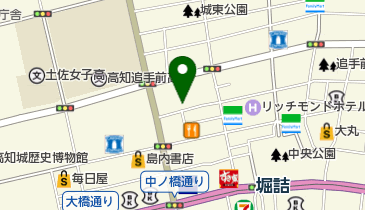 ヘアールーム花の地図画像