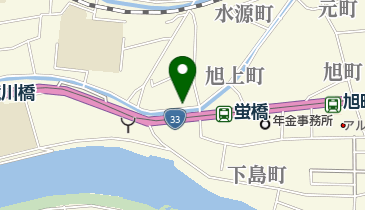 螢橋文具店の地図画像