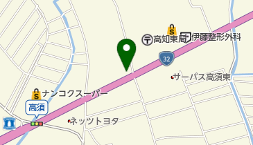 理容ジェントル高知介良店の地図画像