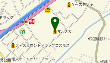 岡田クリーニング須崎店の地図画像